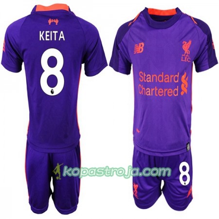 Billiga Fotbollströjor Liverpool KEITA 8 Barn Borta tröja 2018/19 Kortärmad